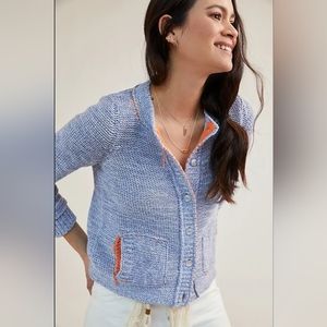 PILCRO / ANTHROPOLOGIE Jenna Knit Cardigan - XS